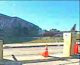 plane is visible